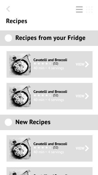 Recipes-Page